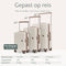 Skycases City Walker - 3-delige Kofferset - Lichtgewicht & Duurzaam - 34 77 94 Liter - 360° Spinner Wielen - TSA-slot - Beige