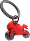 Metalmorphose sleutelhanger motor - Rood