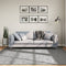 vidaXL - Vloerkleed - PAMPLONA - shaggy - hoogpolig - modern - 200x200 - cm - grijs