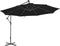 vidaXL - Zweefparasol - met - aluminium - paal - 350 - cm - zwart