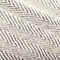 vidaXL - Plaid - visgraat - 125x150 - cm - katoen - grijs