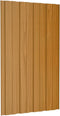 vidaXL - Dakpanelen - 12 - st - 80x45 - cm - gegalvaniseerd - staal - lichthoutkleurig