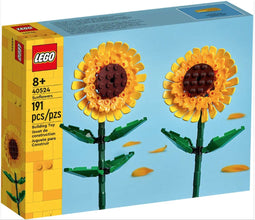 LEGO Zonnebloemen - Botanical Collection - Bouwset met 2 zonnebloemen - 25 cm hoog