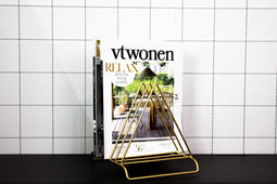 Brieven organizer-metaal goud-Housevitamin
