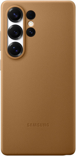 Samsung Galaxy S25 Ultra - Soft Case - Vegan Leer - Bruin