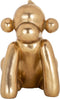 Richmond Decofiguur Monkey Gold 25cm