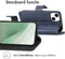 iMoshion Hoesje Geschikt voor iPhone 14 Plus Hoesje Met Pasjeshouder - iMoshion Luxe Bookcase - Donkerblauw