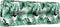 vidaXL - Palletkussen - 120x40x12 - cm - stof - bladpatroon