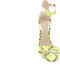 GUESS Kahlua2 - Dames Sandalen - Neongele slangenprint - Geel - Maat 37