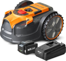 Lawnmaster robotmaaier - 15,5cm maaibreedte - voor gazons tot 300m² - 24V accu