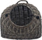 vidaXL - Kattendrager - 60x45x45 - cm - natuurlijk - wilgenhout - grijs