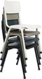 Zuiver Back To School Tuinstoel - Zwart - Set van 2