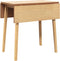 vidaXL - Eettafel - massief - hout - naturel - rubber