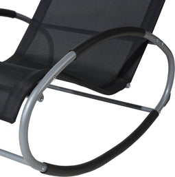Beliani CAMPO - Strandstoel - Zwart - Kunststof