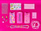 HMD Barbie Phone - Basistelefoon - Dual SIM 4G 7,11 cm (2.8