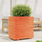 vidaXL - Plantenbak - 70x40x72,5 - cm - massief - grenenhout - wasbruin