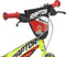 Dino Raptor - Kinderfiets 14 Inch - van 3-5 Jaar - met Zijwieltjes - Jongensfiets Groen