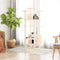 vidaXL - Kattenmeubel - met - sisal - krabpalen - 162 - cm - crèmekleurig