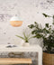 GOOD&MOJO Hanglamp Mekong - Wit/Bamboe - Rond - Ø40cm - Scandinavisch,Bohemian - Hanglampen Eetkamer, Slaapkamer, Woonkamer