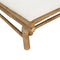 vidaXL - Tuinstoelen - 2 - st - met - crèmewitte - kussens - bamboe