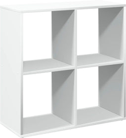 vidaXL - Kamerscherm - / - boekenkast - 69,5x29x69,5 - cm - bewerkt - hout - wit