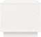 vidaXL - Salontafel - 40x50x35 - cm - massief - grenenhout - wit