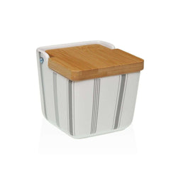 Zoutvaatje met deksel Versa G-LINES Keramisch 8,8 x 8,5 x 8,8 cm