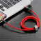Baseus CALKLF-C09 USB-kabel 2 m USB A Rood