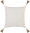 AZALEA - Sierkussen set van 2 - Beige - 45 x 45 cm - Polyester