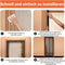 Klamboe, 110 x 220, insectenbescherming deur, magnetisch, voor woonkamer, balkon, zwart