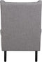 ALTA - Chesterfield fauteuil - Grijs - Polyester