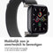 imoshion Nylon Trail bandje - Geschikt voor Apple Watch 1, 2, 3, 4, 5, 6, 7, 8, 9, 10, SE, Ultra (2) - 44/45/46/49 mm - Grijs - One Size