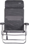 Crespo AL/205 - Strandstoel - Verstelbaar in 7 standen - Donker grijs