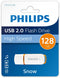 Philips FM12FD70B - USB Flash Drive 128GB - USB 2.0 - Wit