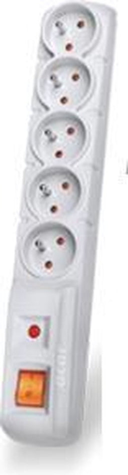 HSK DATA Acar F5 3m power uitbreiding 5 AC-uitgang(en) Binnen/buiten Grijs