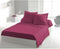 LOVELY HOME Onderlaken 100% katoen 180 x 290 cm - 1 persoon - Fuchsia