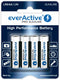 Everactive LR64BLPA - AA Alkaline Wegwerpbatterij 1,5 V 3000 mAh - Wit (4 stuks)