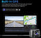 AZDOME Dash Cam Front 4K Rear 1080P, Built-in 5G WiFi GPS
