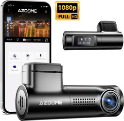 AZDome M330 dashcam voor auto - 170 graden kijkhoek - Nachtzicht - FullHD video - Parkeermodus - 1.0 inch TNT scherm - 2024 model