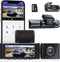 AZDome M550 Pro 3CH 4K Wifi GPS 64gb dashcam voor auto