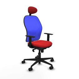 Jorquera Piqueras y Crespo 1D036N1 - Bureaustoel - Hoofdsteun verstelbaar - Rood