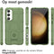 iMoshion Hoesje Geschikt voor Samsung Galaxy S23 FE Hoesje Siliconen - iMoshion Rugged Shield Backcover - Donkergroen