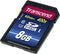 Transcend 8GB SDHC - Geheugenkaart Class 10 UHS-I 300X - 25 Mb/s schrijfsnelheid (1 stuk)