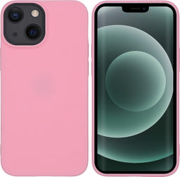 iMoshion Hoesje Geschikt voor iPhone 13 Mini Hoesje Siliconen - iMoshion Color Backcover - Roze