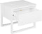 Beliani GIULIA - Bijzettafel - Wit - Dennenhout