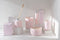 J-Line geurkaars Excellent - glas - roze – medium - 80U