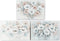Schilderij DKD Home Decor 120 x 3,5 x 80 cm Blommor Shabby Chic (3 Onderdelen)