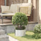 vidaXL - Tuinpotten - 5 - stuks - 30x30x20 - cm - Gegalvaniseerd - Staal