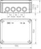 OBO Bettermann T160 Aftakkast (l x b x h) 190 x 150 x 77 mm Grijs-wit (RAL 7035) IP66 1 stuk(s)