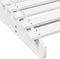 vidaXL - Ligbed - 205x70x31,5 cm - massief grenenhout - wit